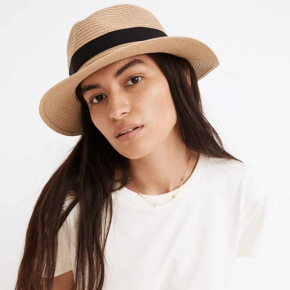 Madewell Packable Braided Straw Hat